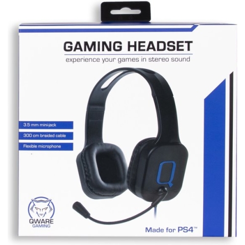 Qware - Gaming - stereo - koptelefoon - hoofdtelefoon - headset - Playstation 4 - Playstation 5