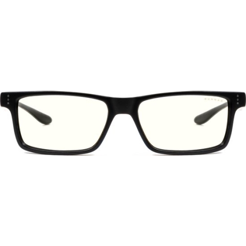 GUNNAR Gaming- en Computerbril - Vertex, Onyx Frame, Clear Tint - Blauw Licht Bril, Beeldschermbril, Blue Light Glasses, Leesbril, UV Filter