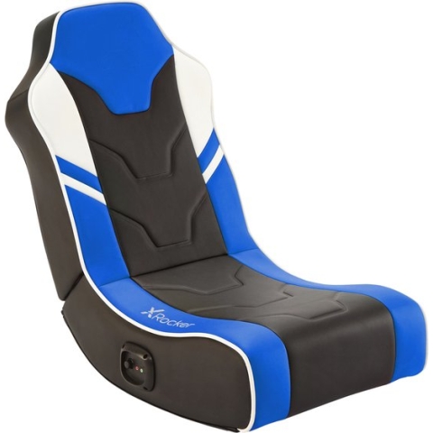 X Rocker Shadow - Gamestoel - Vloergamestoel voor Kinderen - 2.0 Stereo Audio - Blauw