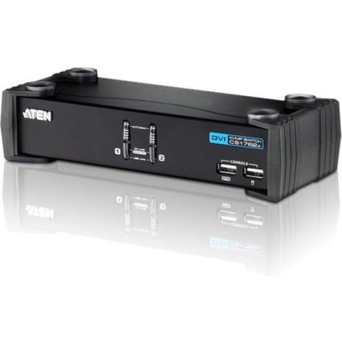 Aten CS1762A DVI Single Link + USB + Audio KVM Switch 2 naar 1