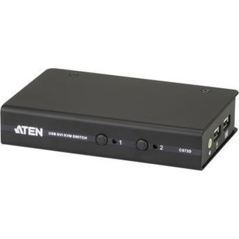 2-Port KVM Switch Black