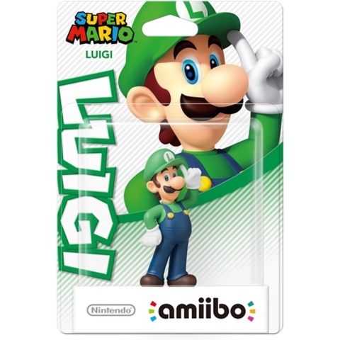 Nintendo amiibo Super Mario Figuur Luigi - Wii U + NEW 3DS