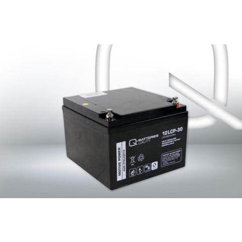Q-Batteries 12LCP-30 LCP 12V 30Ah AGM
