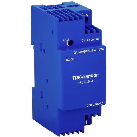 TDK-Lambda DRL30-24-1 DIN-rail netvoeding 24 V 1.25 A 30 W Inhoud: 1 stuk(s)