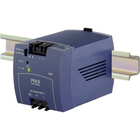 PULS MiniLine ML100.102 DIN-rail netvoeding 12 V/DC 7.5 A 90 W Aantal uitgangen: 1 x Inhoud: 1 stuk(s)