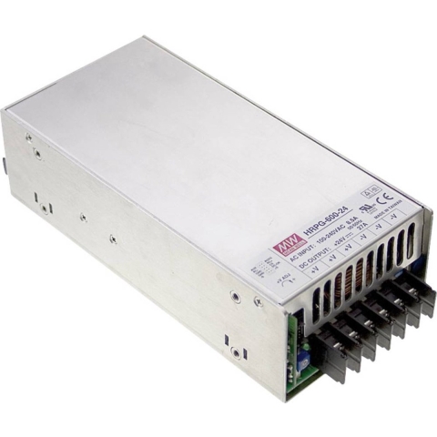 Mean Well HRP-600-24 AC/DC inbouwnetvoeding gesloten 27 A 648 W 24 V/DC
