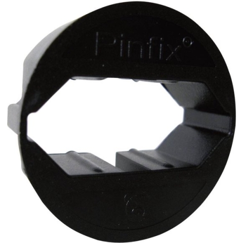 interBär Pinfix 8821-004.01 Stekkeradapter Zwart
