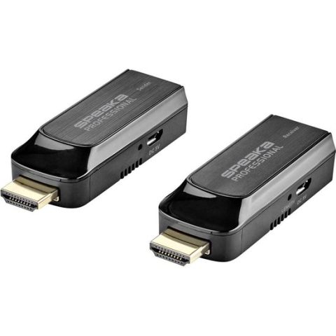 SpeaKa Professional HDMI Extender (verlenging) via netwerkkabel RJ45 50 m