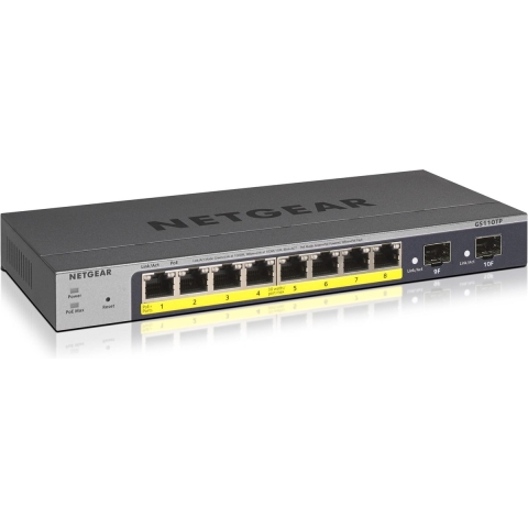 Netgear Pro GS110TPv3 - Netwerk Switch - Managed - PoE+ - 8 Poorten