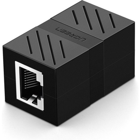 UGREEN NW114 Ethernet RJ45 Koppeling, verlengkabel, 8P/8C, Cat.7, UTP (Zwart)