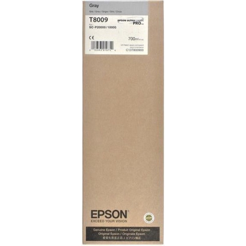 Originele inkt cartridge Epson C13T800900 Grijs