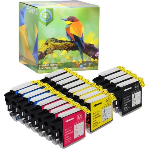Ink Hero - 20 Pack - Inktcartridge / Alternatief voor de Brother pour LC1100 DCP 185C 383C 385C 387C 395CN 585CW 6690CW J715W MFC 257CW 490CW 790CW 795CW 990CW 5490CN 5890CN 5895CW 6490 6490CW 6890CDW J615W