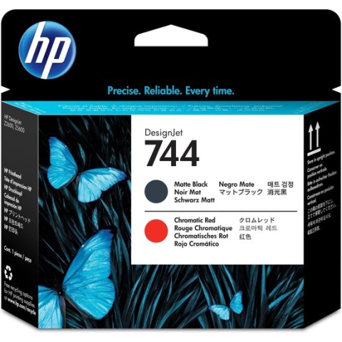 HP - F9J88A - 744 - inktcartridge zwart mat