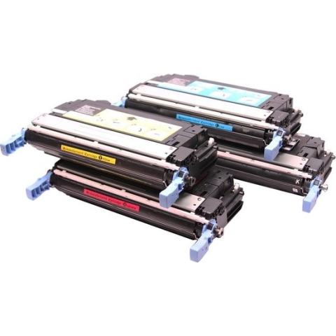 Set 4x ABC huismerk toner geschikt voor HP Color Laserjet 4730 4730X 4730XS 4730XM MFP CM4730 CM4730MFP CM4730F CM4730FM CM4730FSK CM 4730 CM 4730F CM 4730FM CM 4730FSK 644A Q6460A Q6461A Q6462A Q6463A