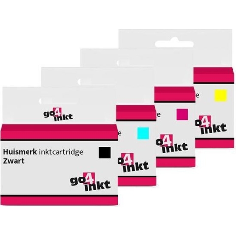 20st. Go4inkt compatible met Epson T0611, T0612, T0613 en T0614 bk/c/m/y inkt cartridges zwart/cyaan/magenta/geel