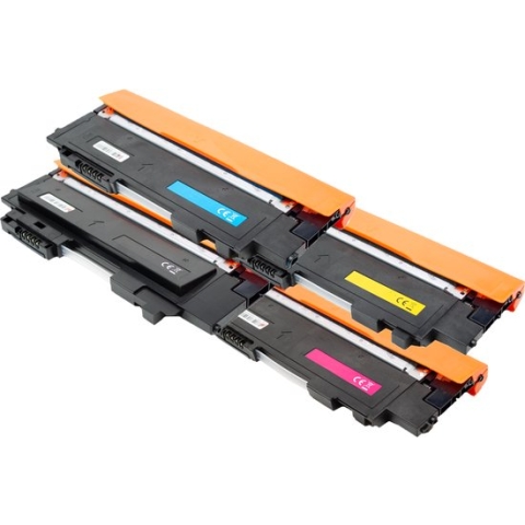 Set 4x ABC huismerk toner geschikt voor HP 117A W2070A - W2073A voor HP Color Laser 150 150a 150nw MFP 178 178nw 178nwg 179 179fnw 179fwg