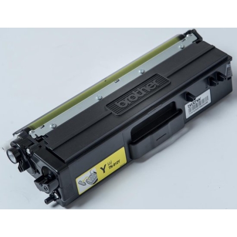Brother toner, 9.000 pagina's, OEM TN-910Y, geel 4 stuks