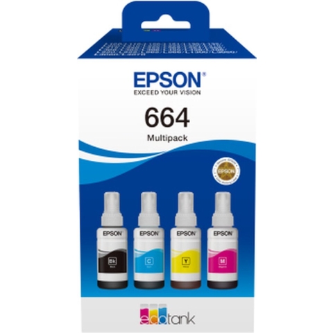 Epson C13T66464A inktcartridge 4 stuk(s) Compatibel Zwart, Cyaan, Magenta, Geel