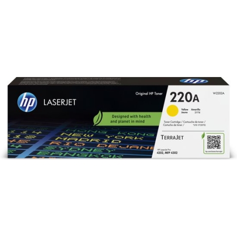 Tonercartridge HP W2202A 220A geel