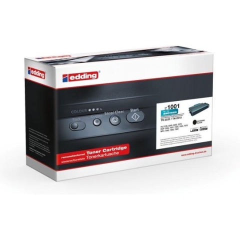 Edding Toner vervangt Brother TN-2210, TN-2220 Compatibel Zwart 2600 bladzijden EDD-1001