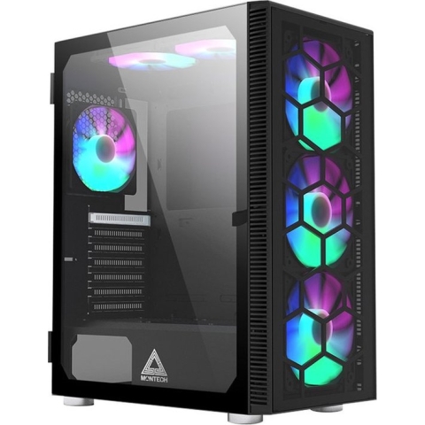 Montech X3 Glass Midi-Tower, RGB, Zwart