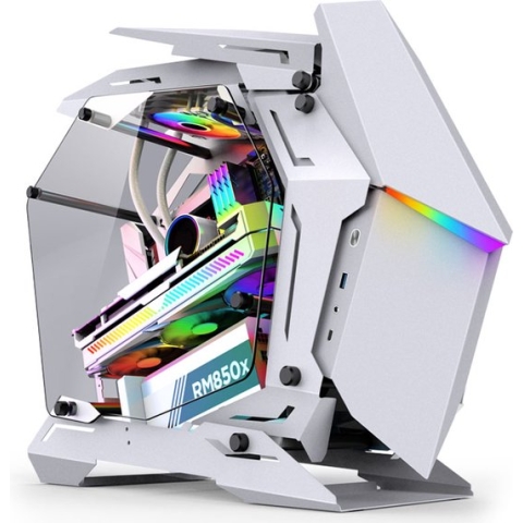 Jonsbo MOD3 Mini Micro-ATX Tower Showcase Wit