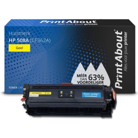 PrintAbout huismerk Toner 508A (CF362A) Geel geschikt voor HP