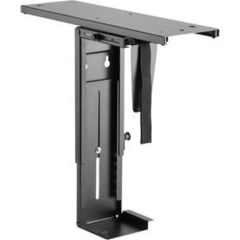 LogiLink EO0004 CPU-houder Desk-mounted CPU holder Zwart