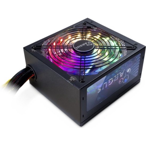 Inter-Tech Argus RGB-700W II, 700 W, 100 - 240 V, 47 - 63 Hz, Actief, 100 W, 700 W