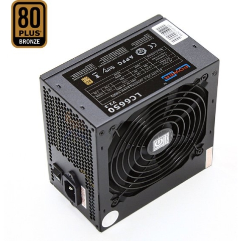 650W Super Silent Power Supply LC-6650-V2.3 - 650W Super Silent PC voeding 80+ Bronze - 2x PCI-Express 6+2 Pin connectors