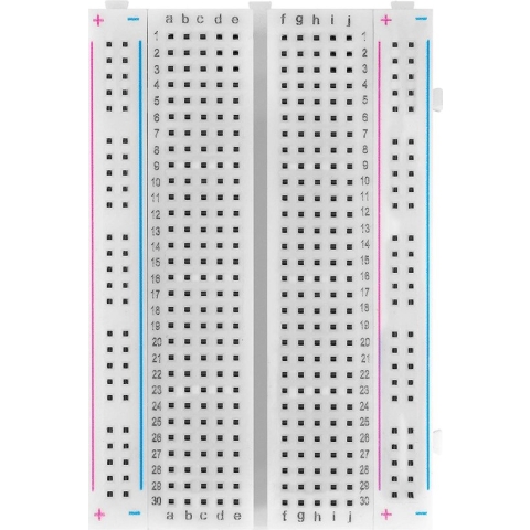 AZDelivery Mini Breadboard 400 Pin met 4 Busbars compatibel met Arduino en Jumper Wire Kabels compatibel met Arduino Inclusief E-Book! 1