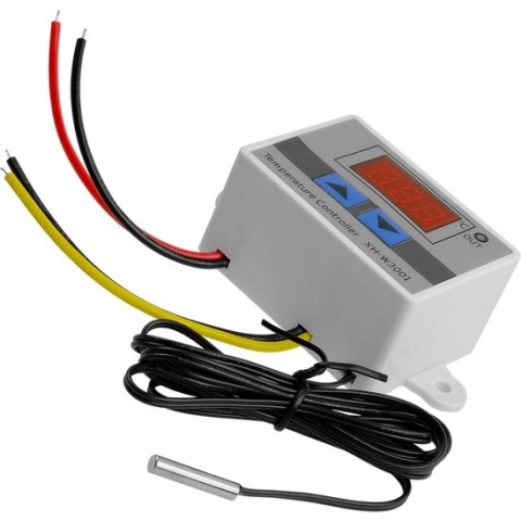 AZDelivery XH-W3001 gelijkstroom 12V 120W Digitale LED Module van het Temperatuurcontrolemechanisme, Mini Waterdichte de Sensor van de Thermostaatschakelaar Sonde, inclusief E-Book!