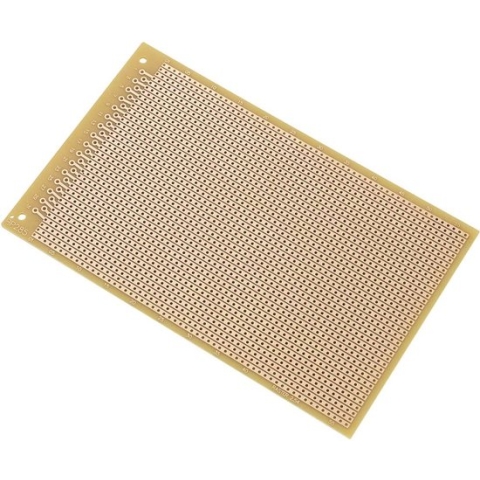 TRU COMPONENTS SU527466 Printplaat Hardpapier (l x b) 160 mm x 100 mm 35 µm Rastermaat 2.54 mm Inhoud 1 stuk(s)