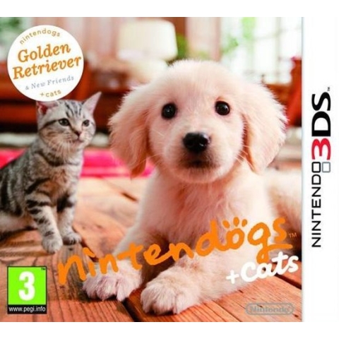 Nintendogs + Cats: Golden Retriever + Nieuwe Vrienden - 2DS + 3DS