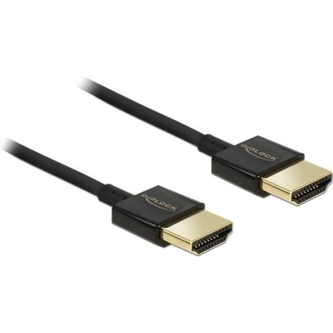 Dunne Premium Actieve HDMI kabel - versie 2.0 (4K 60Hz) / zwart - 3 meter