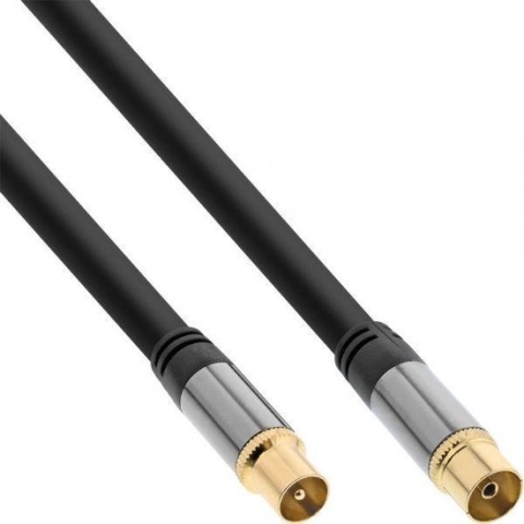 InLine 4G/LTE proof 4K Ultra HD IEC (m) - IEC (v) coaxkabel / recht - 10 meter