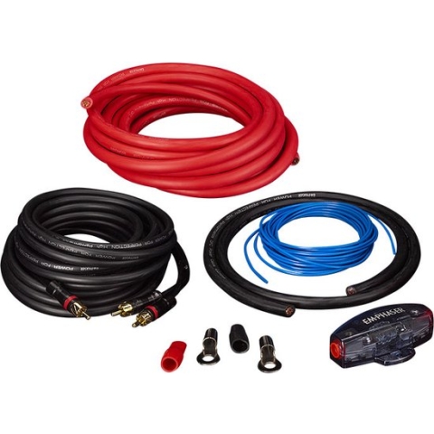 Emphaser ESP-RP20 - Audiokabel - 20mm2 OFC kabelset - Versterker stroomkabelset - 100% koper