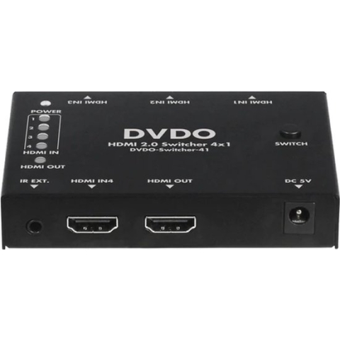 DVDO 4K HDMI 4x1 switch met HDR