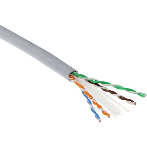 Netwerkkabel - Cat6 UTP - 305 Meter - Stugge Kern - Koper - Grijs