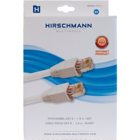 CAT6 Netwerkkabel - RJ45 - grijs - 1.5 m