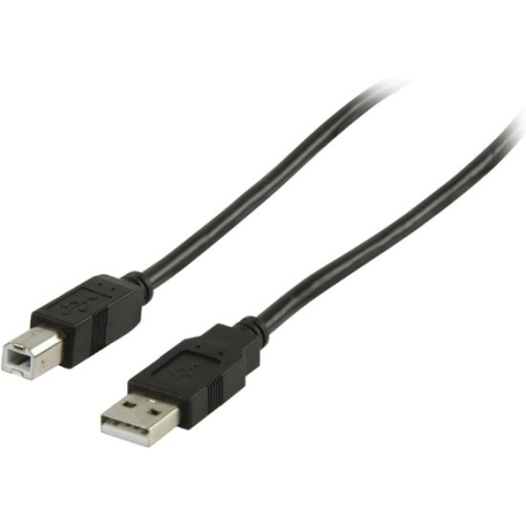 Valueline Vlcp60100b10 Usb 2.0 Usb A Male - Usb B Male Kabel 1,00 M Zwart