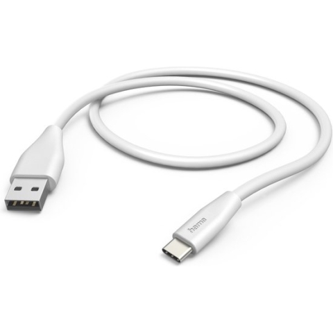 Hama Oplaadkabel, USB-A - USB-C, 1,5 m, wit