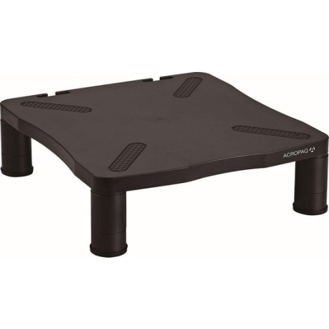 ACROPAQ Monitor Standaard - Ergonomisch, Verstelbaar, 3 Hoogtes - Monitor Verhoger - Zwart - AR300