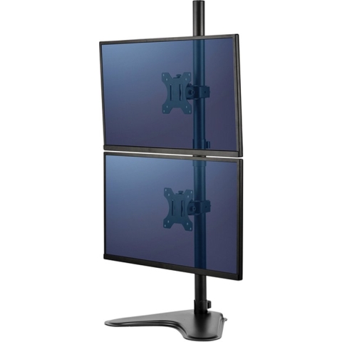 Fellowes Seasa monitor arm - 2 schermen - vrijstaand - zwart
