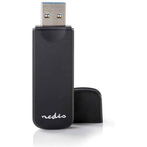 Nedis Kaartlezer - microSD (TF) / microSDHC (TF) / microSDXC (TF) / MMC / SD / SDHC / SDXC - USB 3.2 Gen1