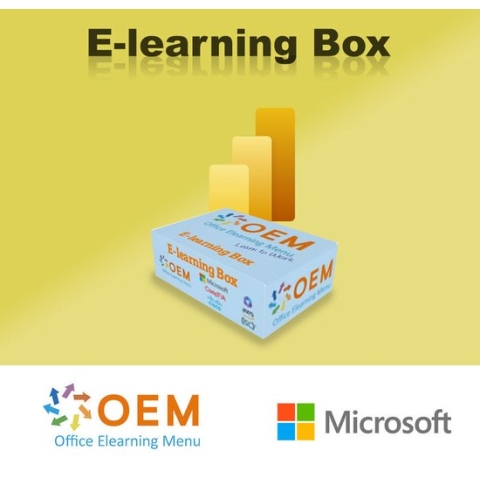 Microsoft Power BI E-Learning Training Cursus Box