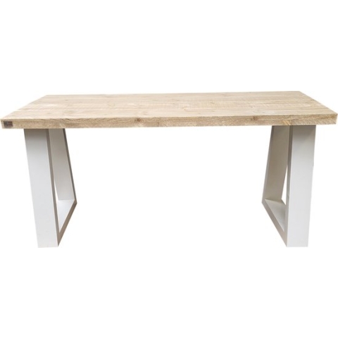 Wood4you - Bureau - Vancouver steigerhout 160Lx50Dx75H antraciet
