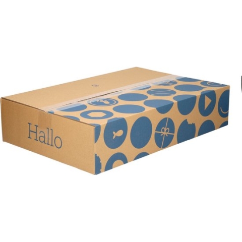 bol.com verzenddoos - 49x33x10 cm - 450 stuks - Autolock bodem - Zonder plakstrip - 1 pallet