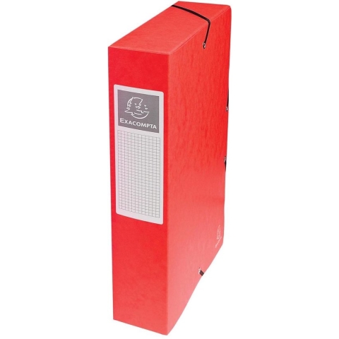 Exacompta elastobox Exabox rood rug van 6 cm