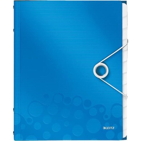 Leitz WOW Sorteermap Kunststof - A4 - 12-tabs - Blauw